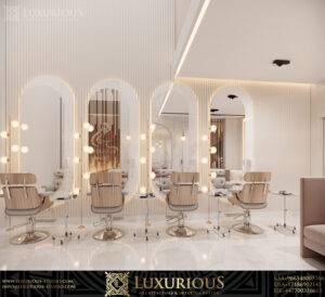 SALON INTERIOR DESIGN تصميم داخلي صالون تجميل