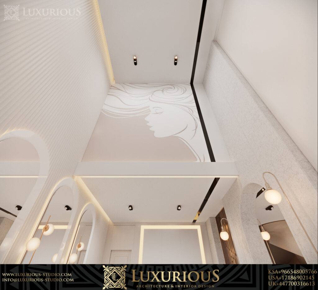 SALON INTERIOR DESIGN تصميم داخلي صالون تجميل