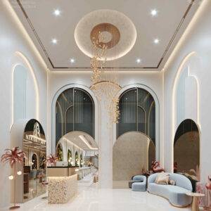 SALON INTERIOR DESIGN تصميم داخلي صالون تجميل