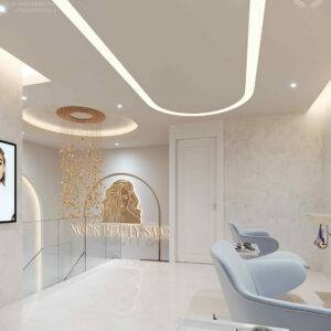 SALON INTERIOR DESIGN تصميم داخلي صالون تجميل