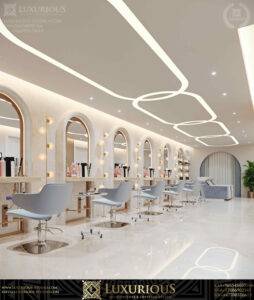 SALON INTERIOR DESIGN تصميم داخلي صالون تجميل