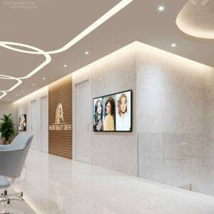 SALON INTERIOR DESIGN تصميم داخلي صالون تجميل
