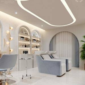 SALON INTERIOR DESIGN تصميم داخلي صالون تجميل