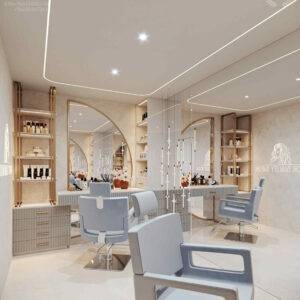 SALON INTERIOR DESIGN تصميم داخلي صالون تجميل
