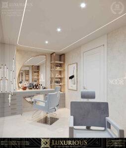 SALON INTERIOR DESIGN تصميم داخلي صالون تجميل