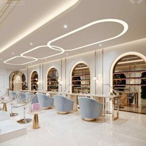 SALON INTERIOR DESIGN AND DECORATION