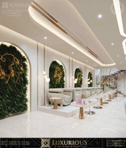 SALON INTERIOR DESIGN تصميم داخلي صالون تجميل