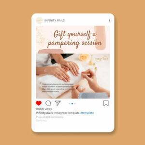 Infinity Nails | تصميم صالون نسائي