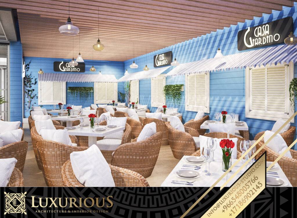 Italian Garden تصميم مطعم