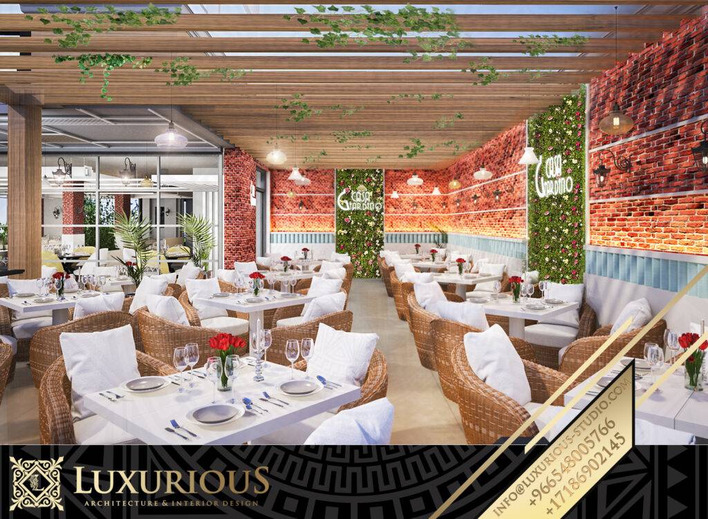 Italian Garden تصميم مطعم