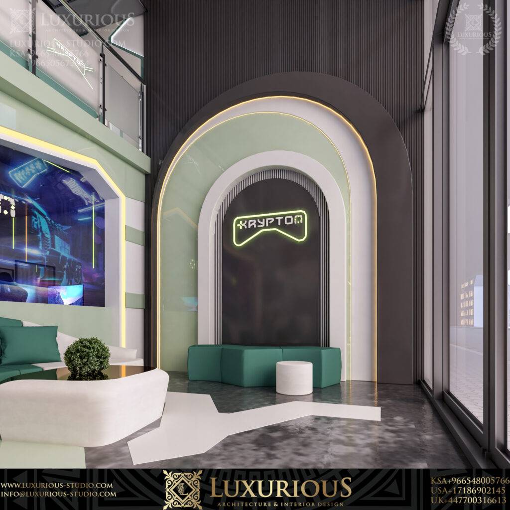 KRYPTON تصميم محل العاب فيديو