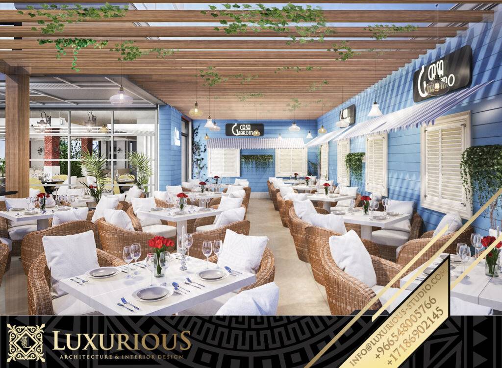 Italian Garden تصميم مطعم