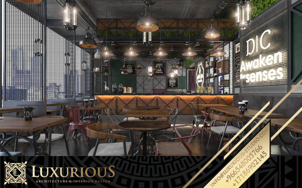 Dark Cafe تصميم كوفي شوب