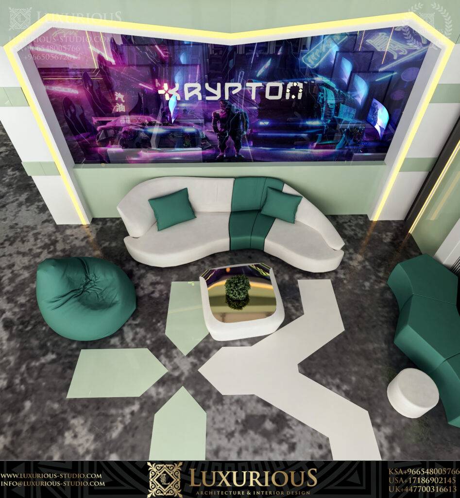 KRYPTON تصميم محل العاب فيديو