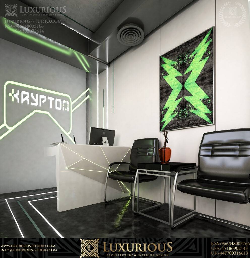 KRYPTON تصميم محل العاب فيديو