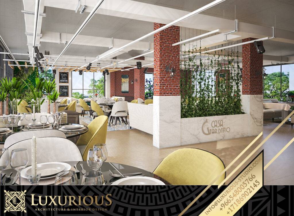 Italian Garden تصميم مطعم