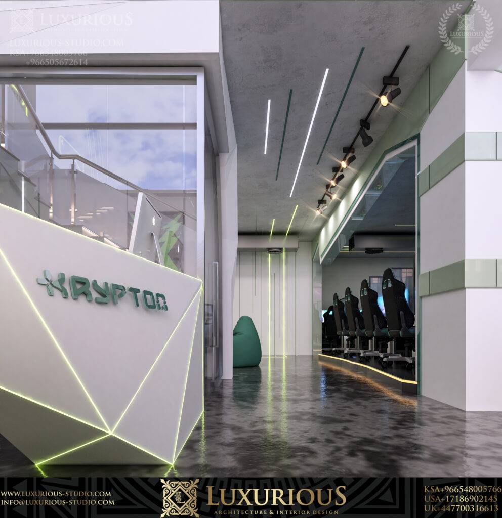 KRYPTON تصميم محل العاب فيديو