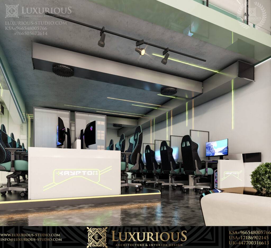 KRYPTON تصميم محل العاب فيديو