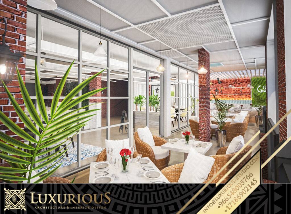 Italian Garden تصميم مطعم