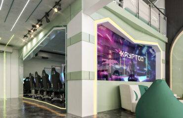 KRYPTON تصميم محل العاب فيديو