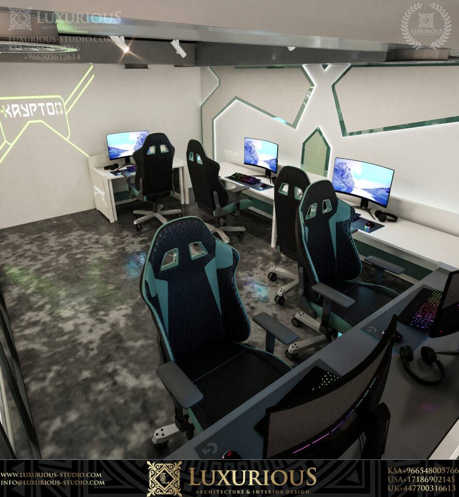 KRYPTON تصميم محل العاب فيديو