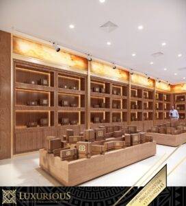 Brown Box Chocolate تصميم محل شوكولا