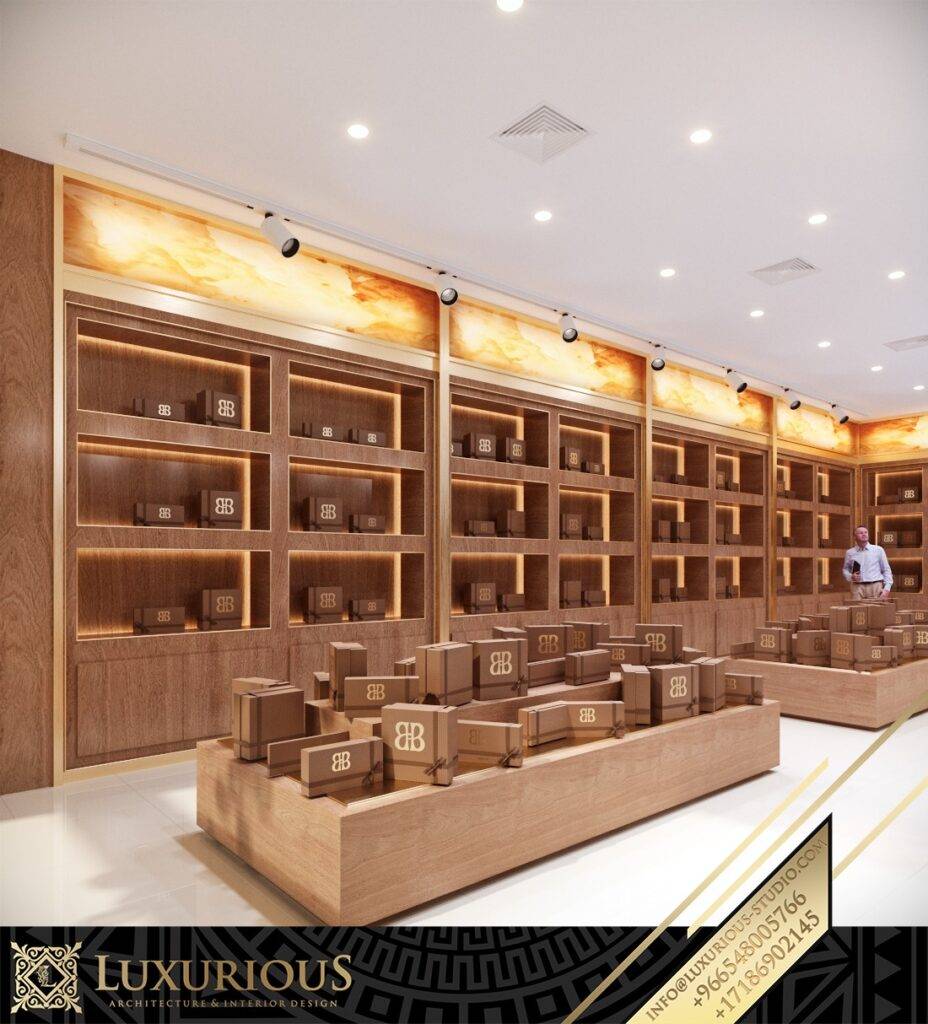 Brown Box Chocolate تصميم محل شوكولا