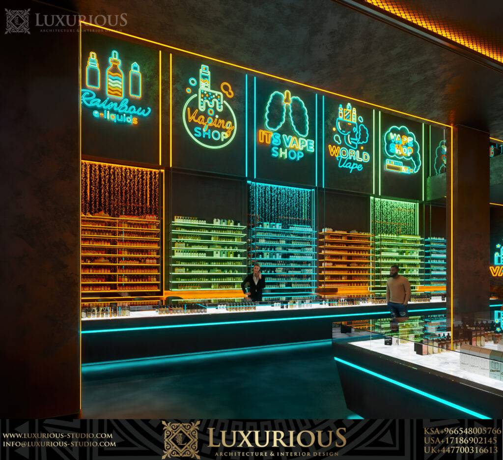 Crew Vape تصميم محل فيب