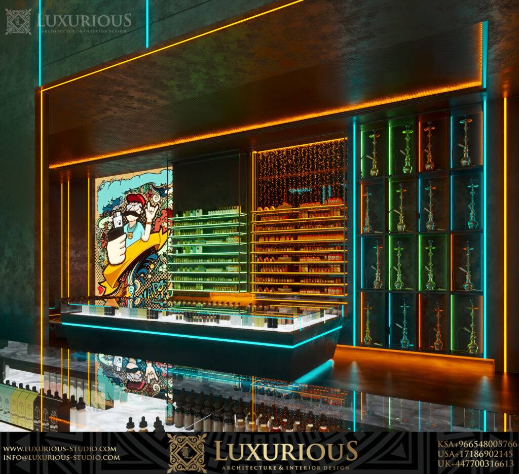 Crew Vape تصميم محل فيب