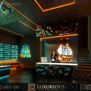 Crew Vape تصميم محل فيب