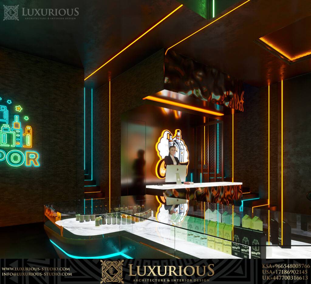 Crew Vape تصميم محل فيب