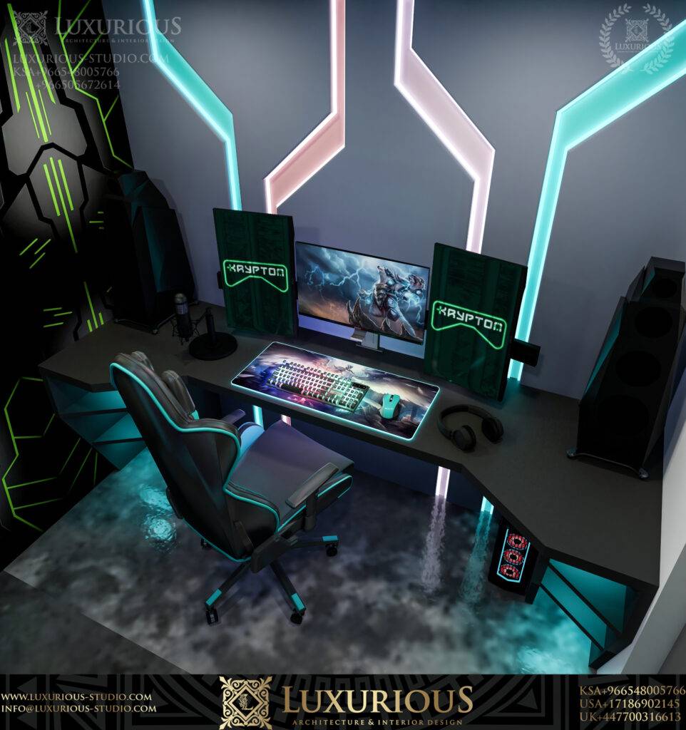 KRYPTON تصميم محل العاب فيديو