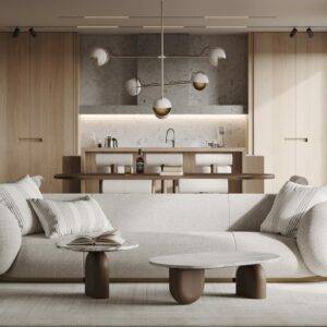 Japandi Open Space In Partnership With VZ Studio