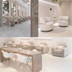 Noor beauty salon | تصميم صالون نسائي 6 Noor beauty salon | تصميم صالون نسائي