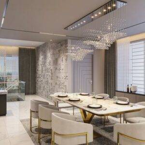 أفكار عصرية لتصميم غرف الطعام المفتوحة على الصالات