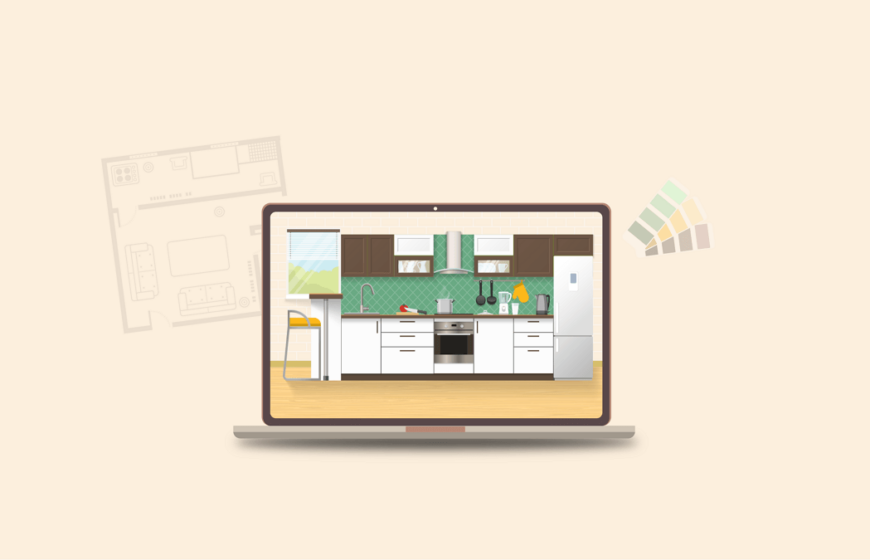 تصميم مطابخ: كيف تصمم مطبحًا راقيًا عبر الإنترنت؟