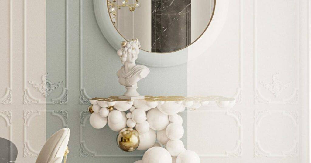 Style A Boring Wall With Our Luxury Console Tables