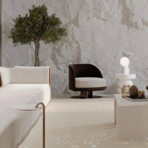 Nature-inspired Living Room In Partnership With Fatema Mohamed