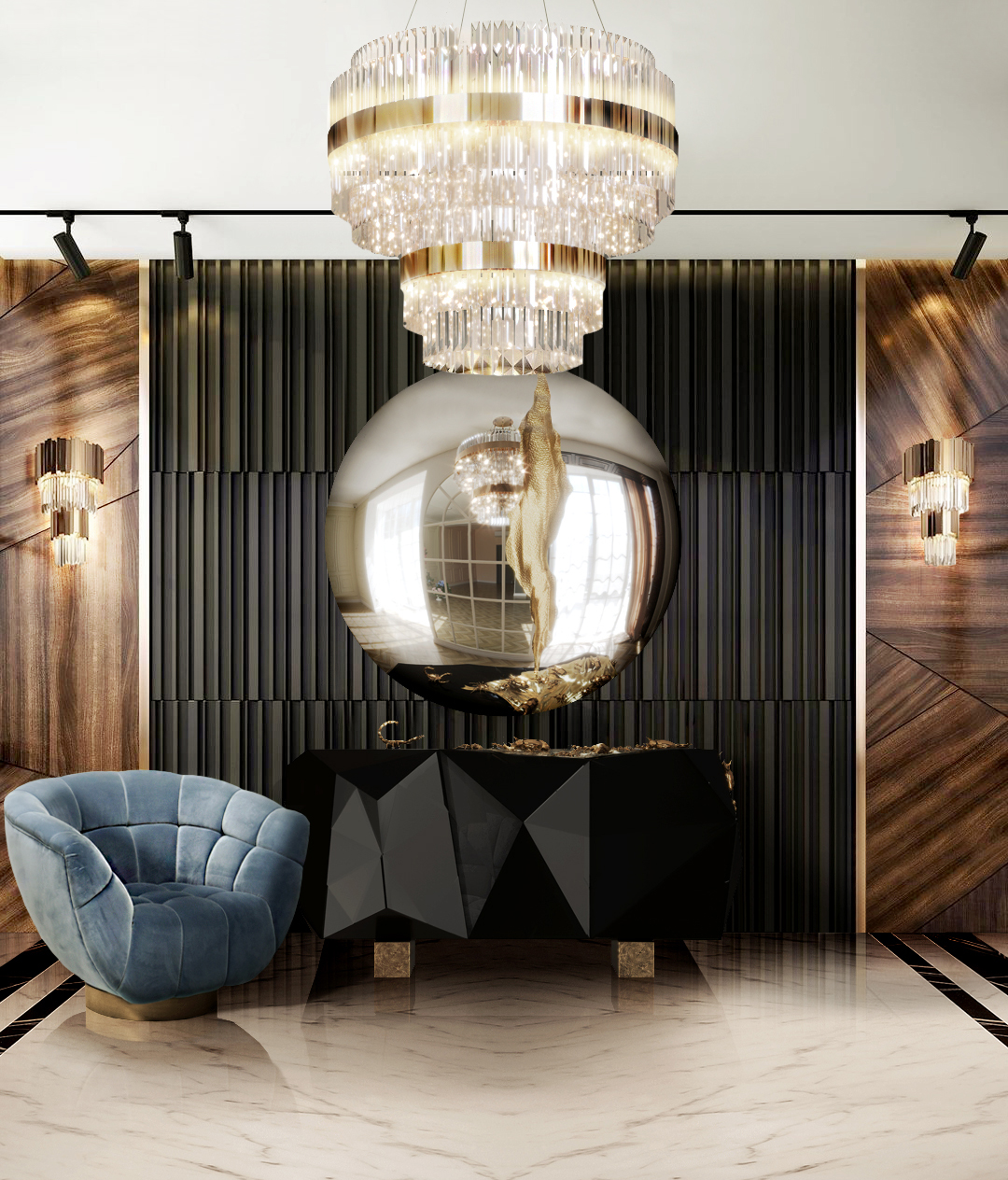 50 Luxury Sideboards: Diamond Methamosphosis Sideboard by BOCA DO LOBO