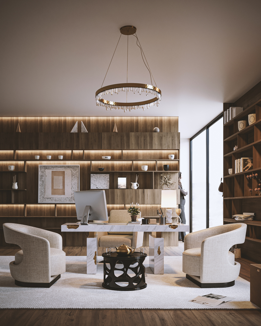 Neutral Modern Office In Partnership With Wafi Tagleb