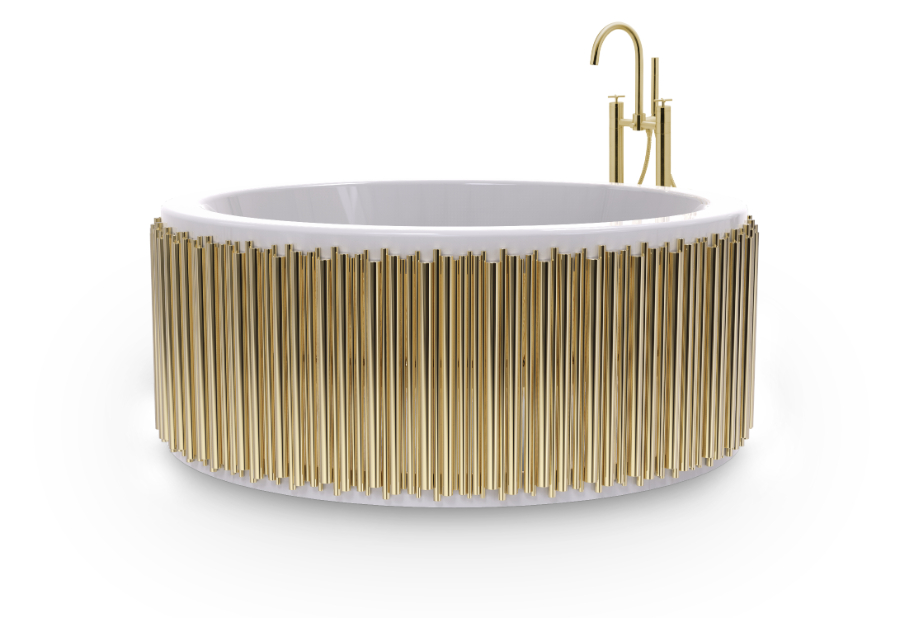50 Modern Luxury Bathroom Ideas Symphony Bathtub by Maison Valentina