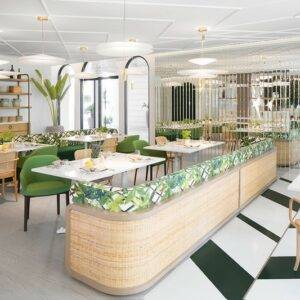 تصميم ديكورات مطاعم فاخرة