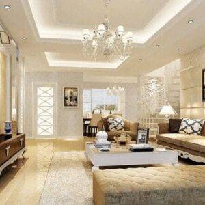 ديكور جدران الصالات في 2024.. الاتجاهات والأناقة