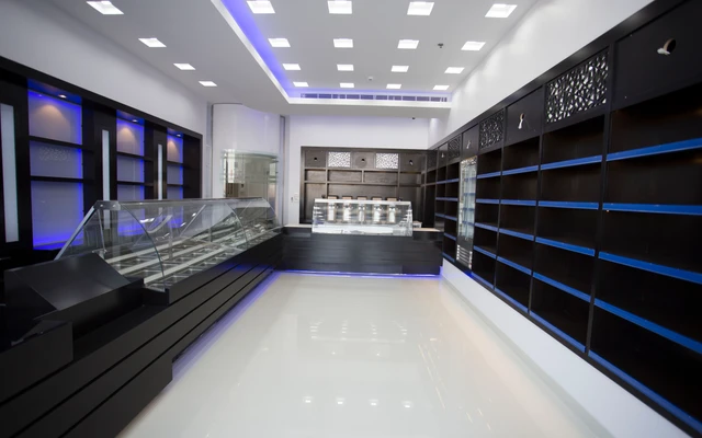 التصميم الداخلي للمحل