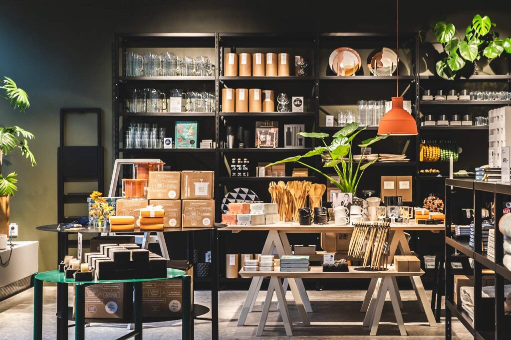 الديكور في محلات العطور