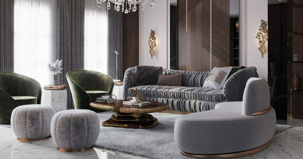 Opulent Modern Classic Villa In Dubai