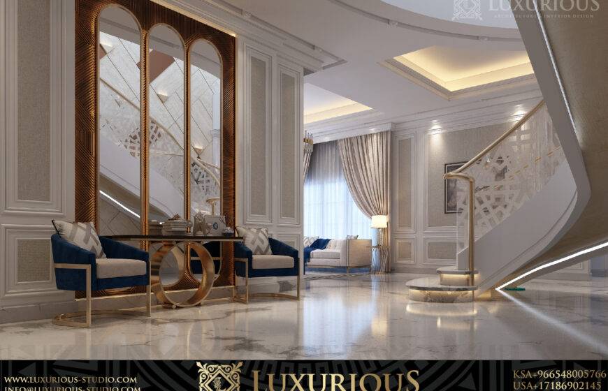 ديكورات صالات استقبال حديثة في 10 خطوات