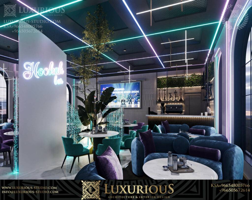SHISHA LOUNGE تصميم مقهى