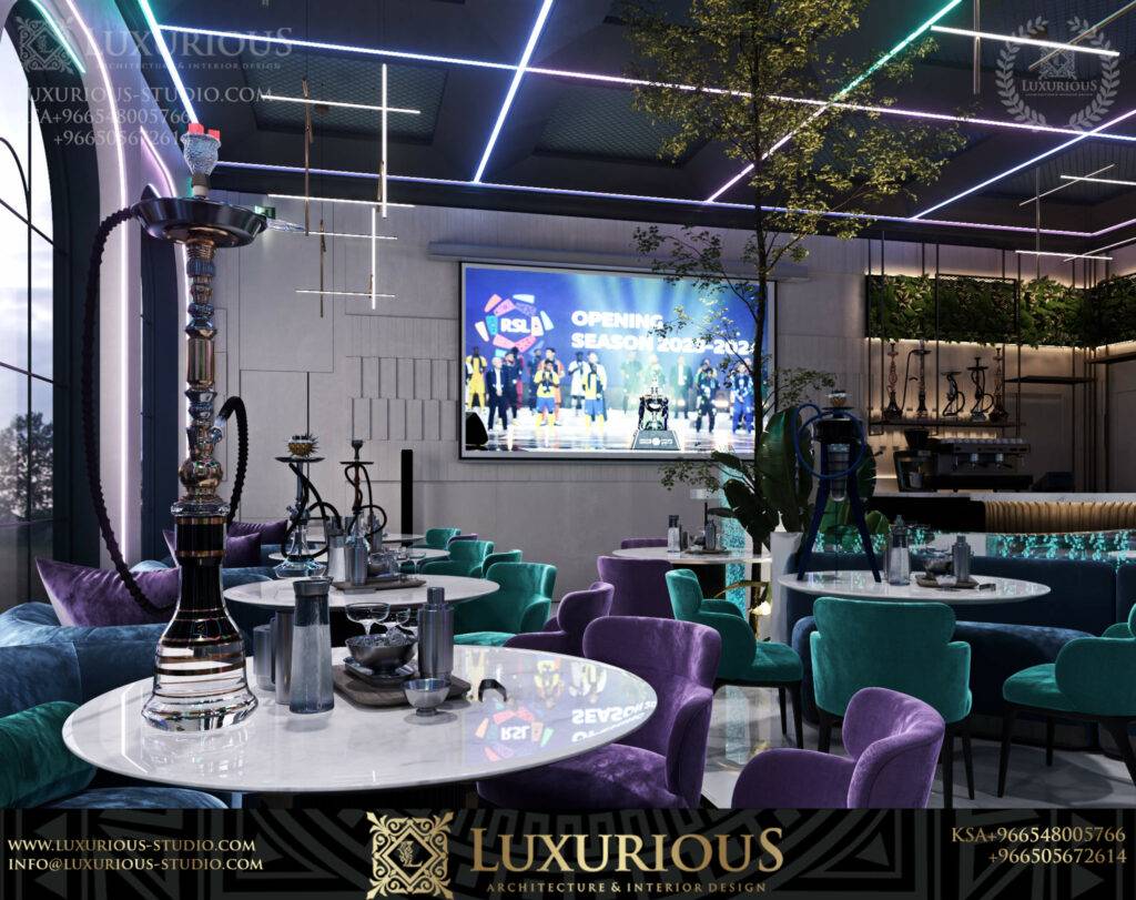SHISHA LOUNGE تصميم مقهى