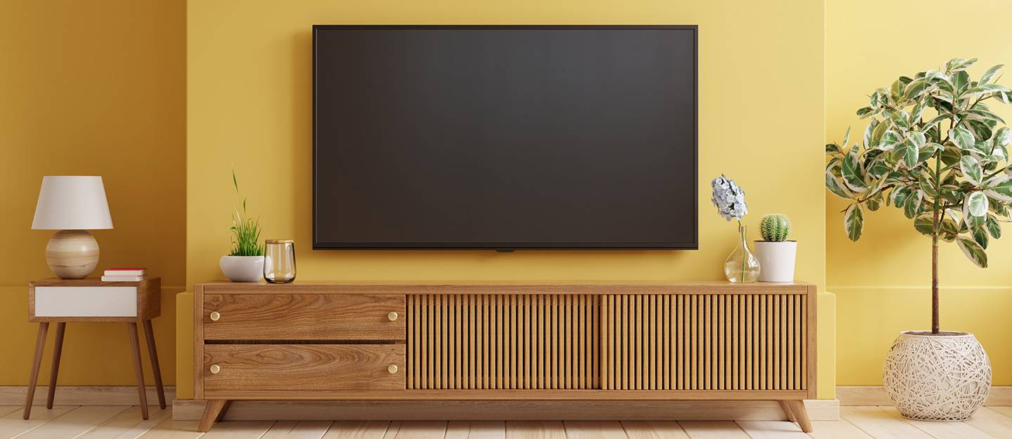 ديكورات للتلفزيون المعلق